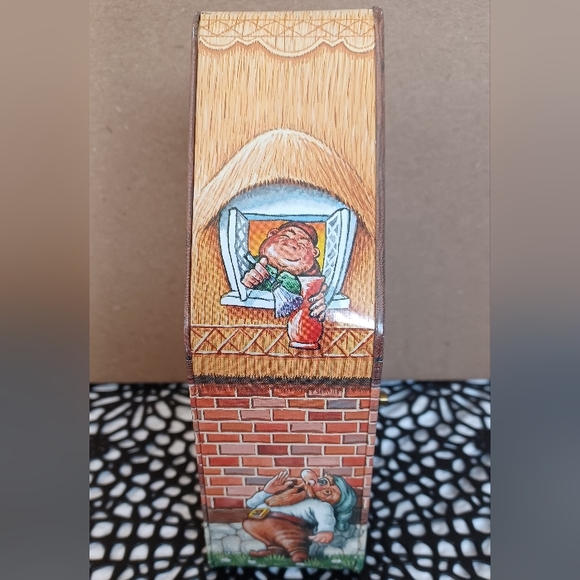 VINTAGE 1996 TIN FROM SILVER CRANE COMPANY ENGLAND PLAYS "IT'S A SMALL WORLD" - Picture 3 of 12